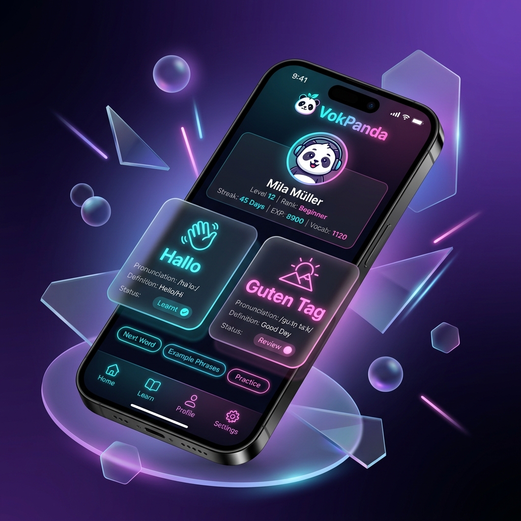 VokPanda App Mockup
