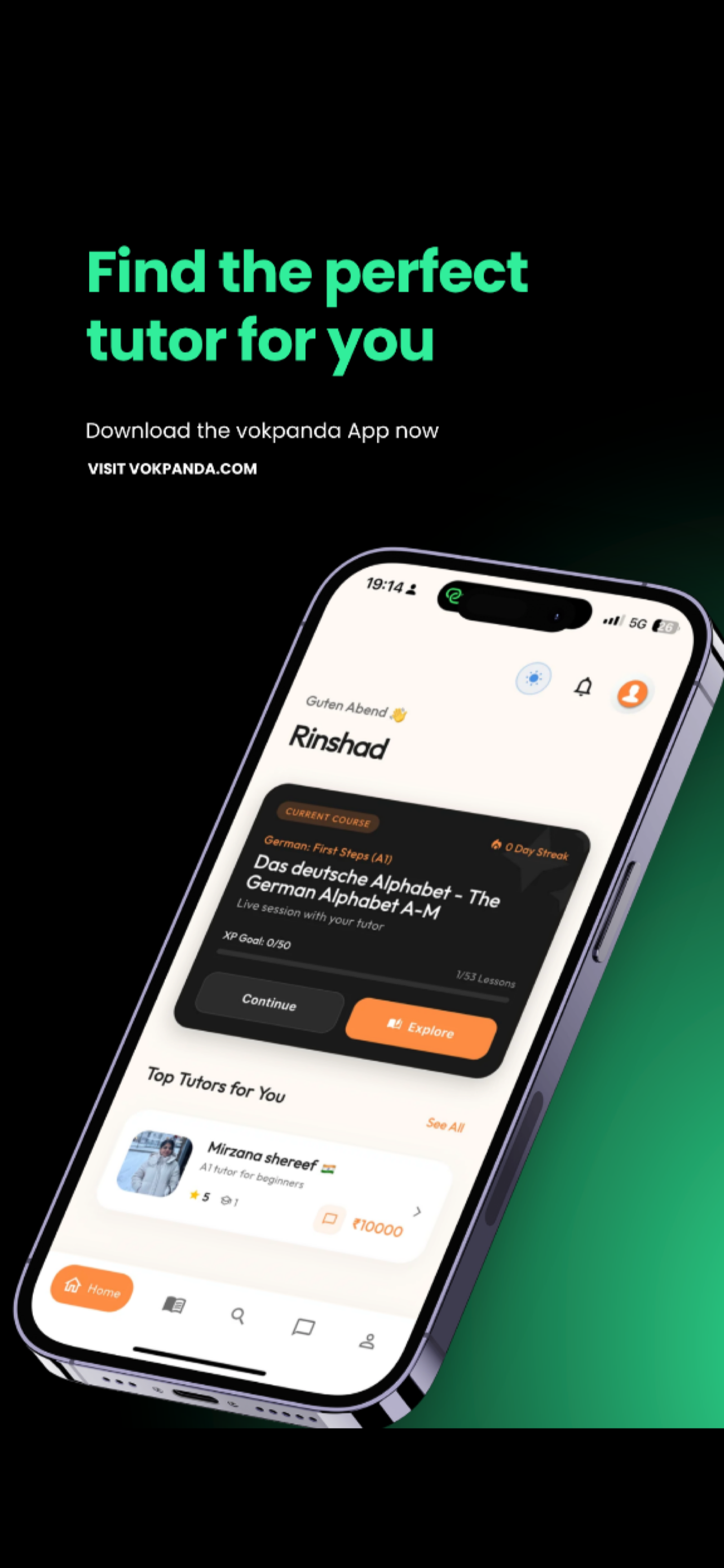VokPanda App Dashboard
